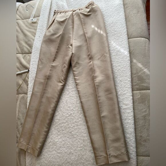 Vintage Cream Trousers Size 6 Petite, J.G. Hook - Picture 7 of 8